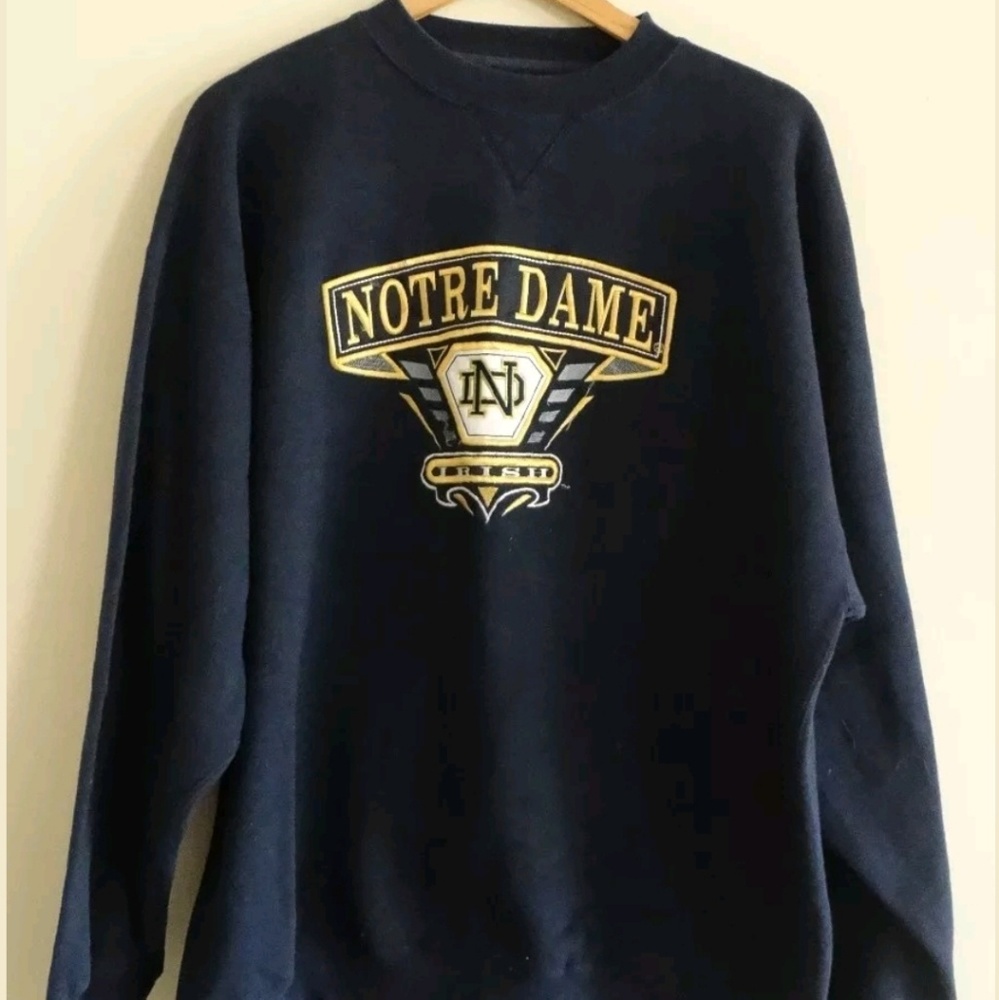 Men's Notre Dame Irish Navy Blue CrewNeck Sweatsh